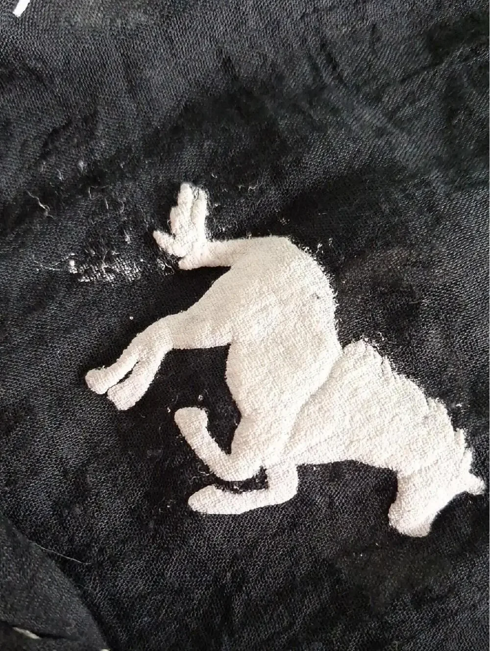 Black And White Horse Scarf